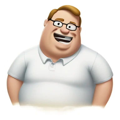 Peter griffin smiling sticker