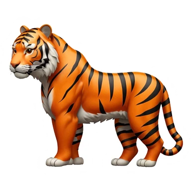 tiger body sticker