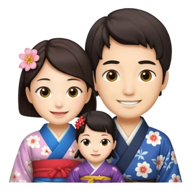 japan family sticker