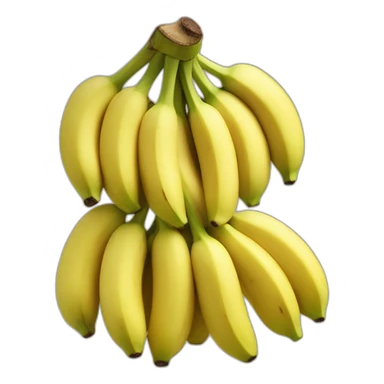 living bunch of bananas sticker
