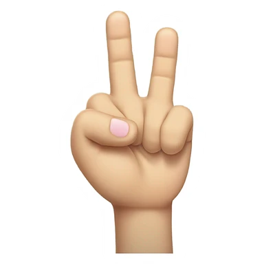 Hand Gesture Details:

Finger Positions:

Thumb: Extended outward.

Index Finger: Extended upward.

Middle and Ring Fingers: Folded down towards the palm.

Pinky Finger: Extended upward. sticker