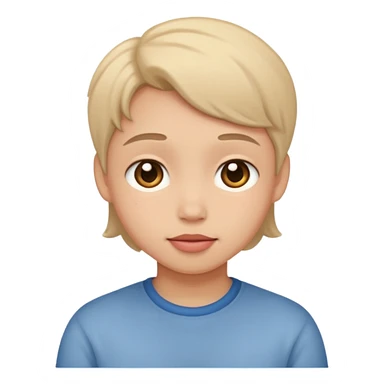 Make a cute shy 😌 in this emoji  sticker