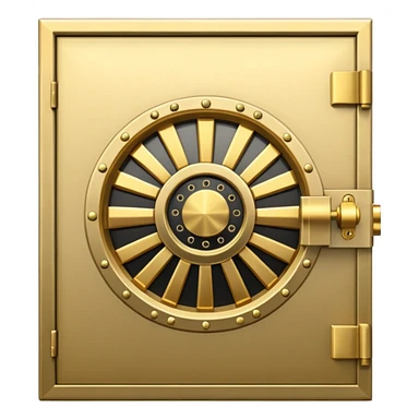 bank color gold sticker