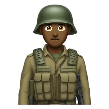 soldat algérien  sticker