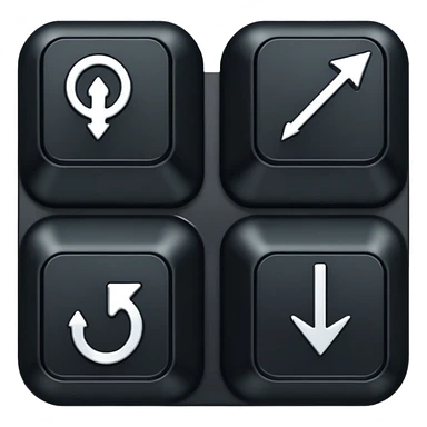 top arrow keybord caps sticker