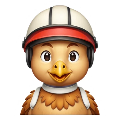 Chicken jockey sticker