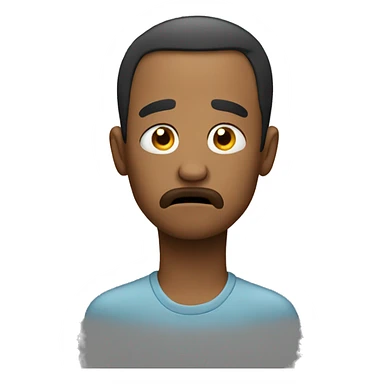 Tired confused sticker