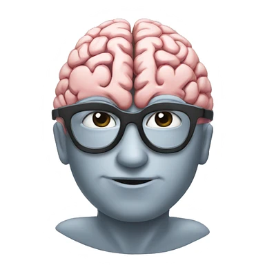 brainy computer sticker