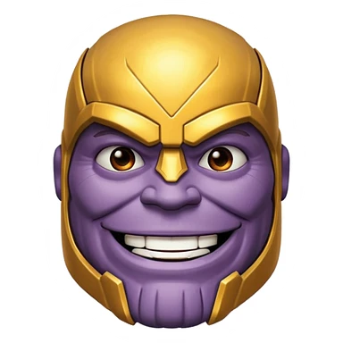 thanos zesty smile sticker