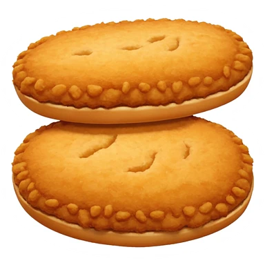 orange breaded oval cutlet sticker