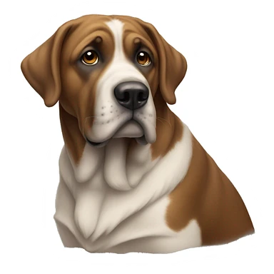 un gros chien sticker