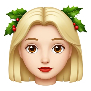 Holly sticker