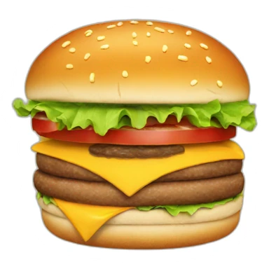 1 burger sticker