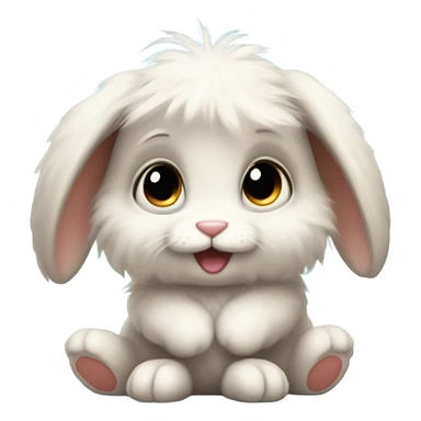 A bunny at is so,so cute  sticker