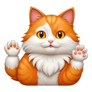 Un gato haciendo fokyou  sticker