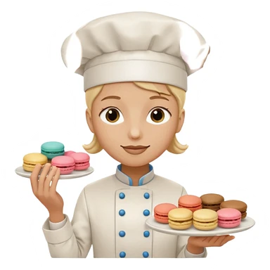 cuisinier de macaron sticker