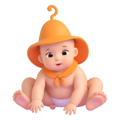 super cute baby sticker