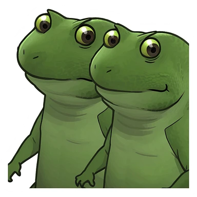 2 bearded dragons  sticker