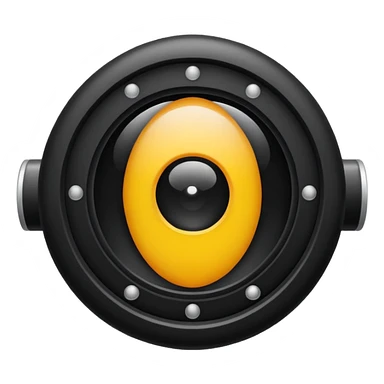 create a black hail camera aperture emoji di 24px sticker