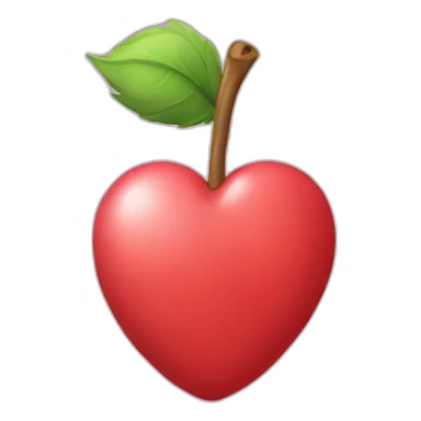 Coeur iphone sticker