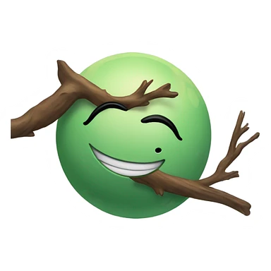 Planet Venus hugging a branch sticker