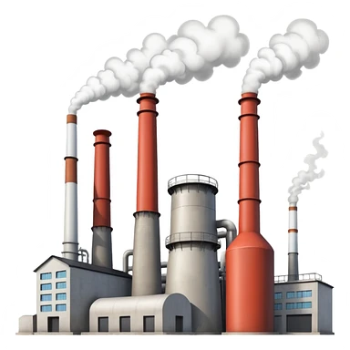 gas power plant sticker