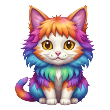 Fairy cat sticker