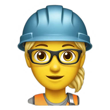 builder girl sticker