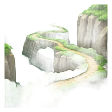 mountain trail sticker