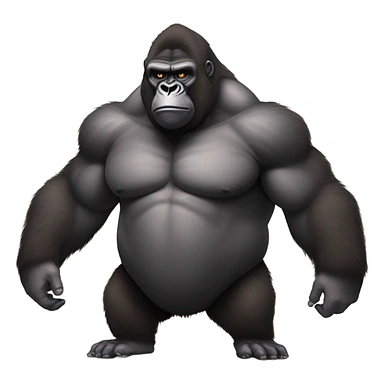 Legless gorilla  sticker