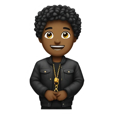 Me with grill and chains  sticker