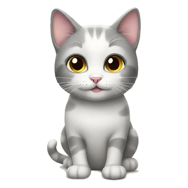 Cat with sparkles  sticker