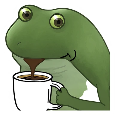 An espresso maker sticker