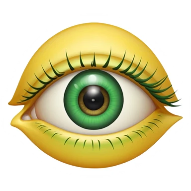 open eye with a check mark sticker