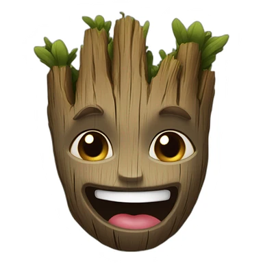 groot envoie un bisou sticker