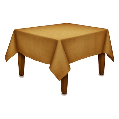 Vintage wooden table top cloth sticker