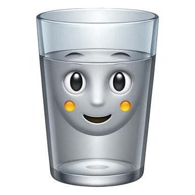 Silver glass sticker