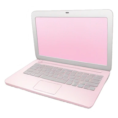 Light pink laptop sticker