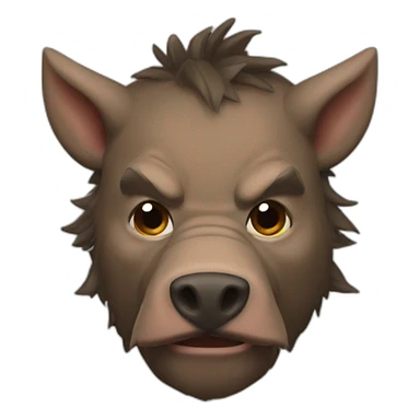 Boar-man sticker