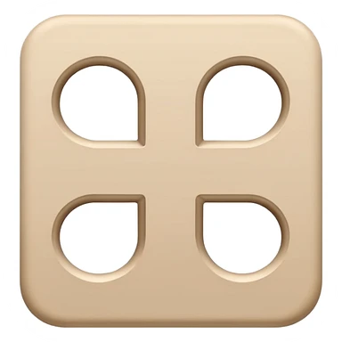 Beige hashtag symbol sticker