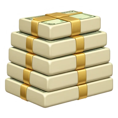 plain ivory money sticker