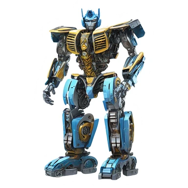 Transformer flip sticker