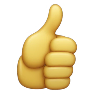 thumbs up classic smiley sticker