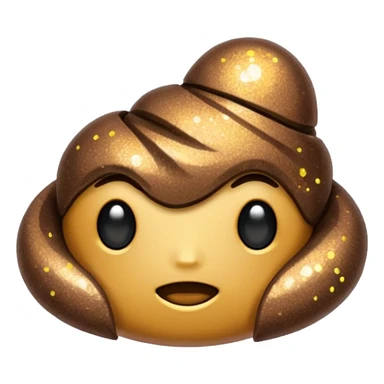 glitter poops brown cyberpunk sticker