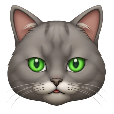 Cat looking annoyed sticker