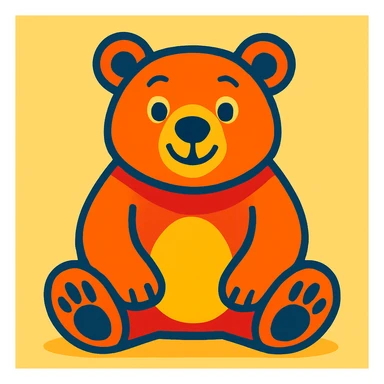 A bear sticker