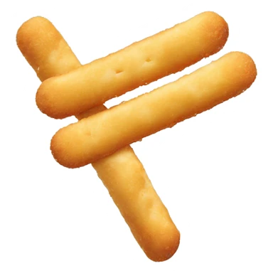 Mozzarella stick pulling apart  sticker
