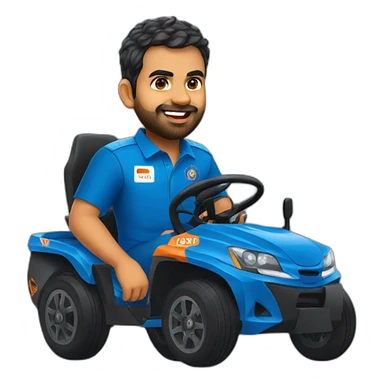 rohit sharma as driver sticker