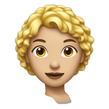 Woman in swimsuit, swimming sticker