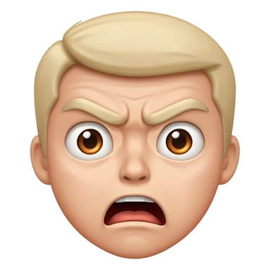  shocked and angry  sticker